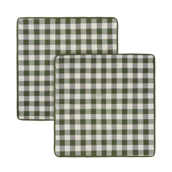 Buffalo Check Throw Pillow Covers - 18-in x 18-in - Set of Two, , alternate image number null