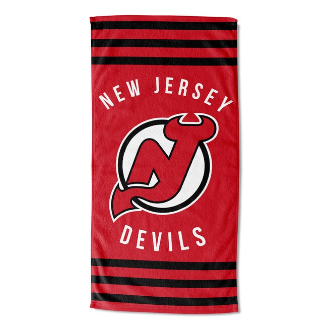 Devils Stripes Beach Towel, MULTI, hi-res image number 0
