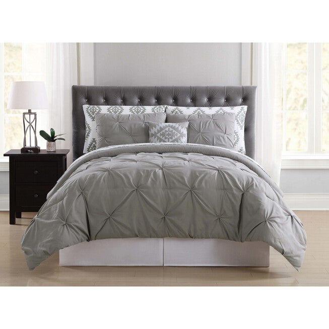 Pueblo Pleated Bed In A Bag, GREY, hi-res image number null