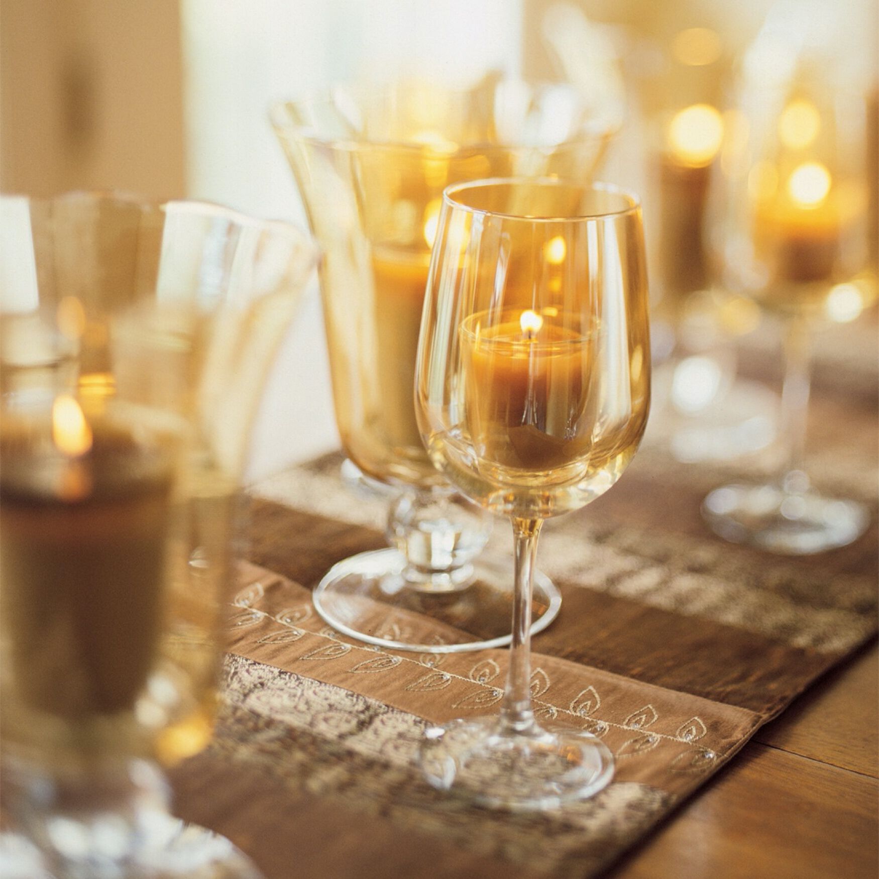 Mulled Cider Scented Votive Candle, Set 3, , on-hover image number 1