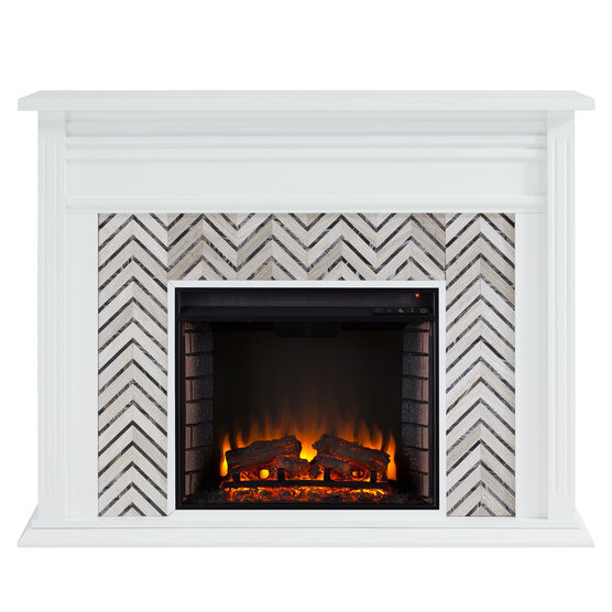 Hebbington Tiled Marble Fireplace, , alternate image number null