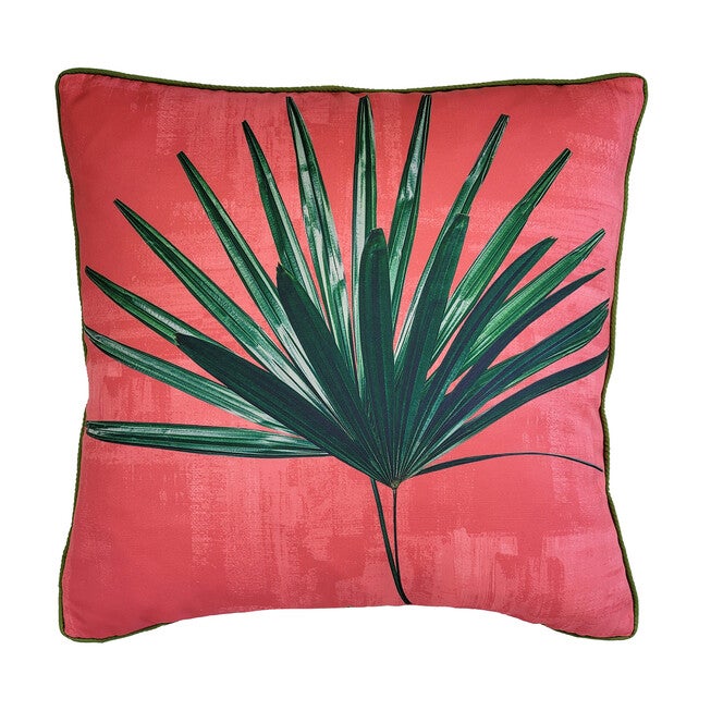 New York Botanical Garden® Indoor/Outdoor Fan Palm Leaf Decorative Throw Pillow 20X20, Multi, MULTI, hi-res image number null