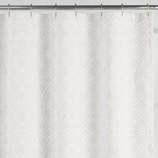 Bogart European Matelassé Shower Curtain, , on-hover image number null