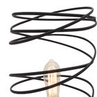 Black Metal Industrial Table Lamp, , alternate image number null