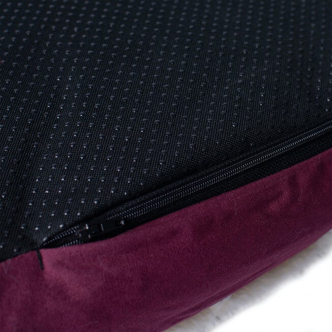 Medium Pet Bed, Dog Crate Mat With Poly Fill Cushion & Removable Cover, , alternate image number 6