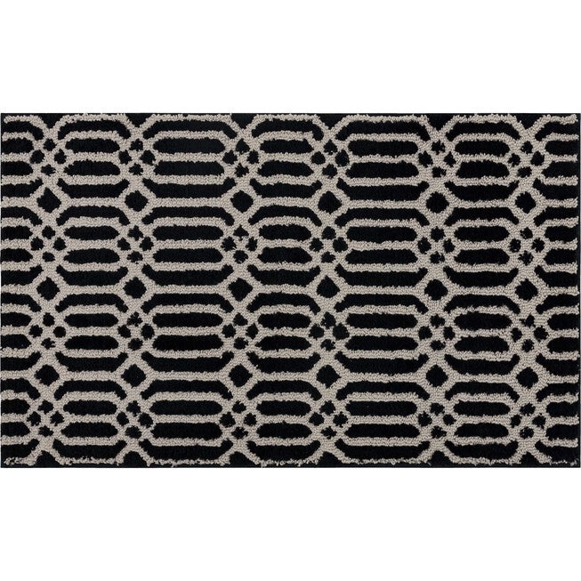 Linkage Bath Rug, BLACK FLINT, hi-res image number 0