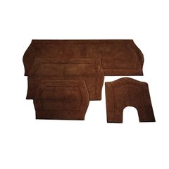 Waterford 4-Pc. Bath Rug Set Blue