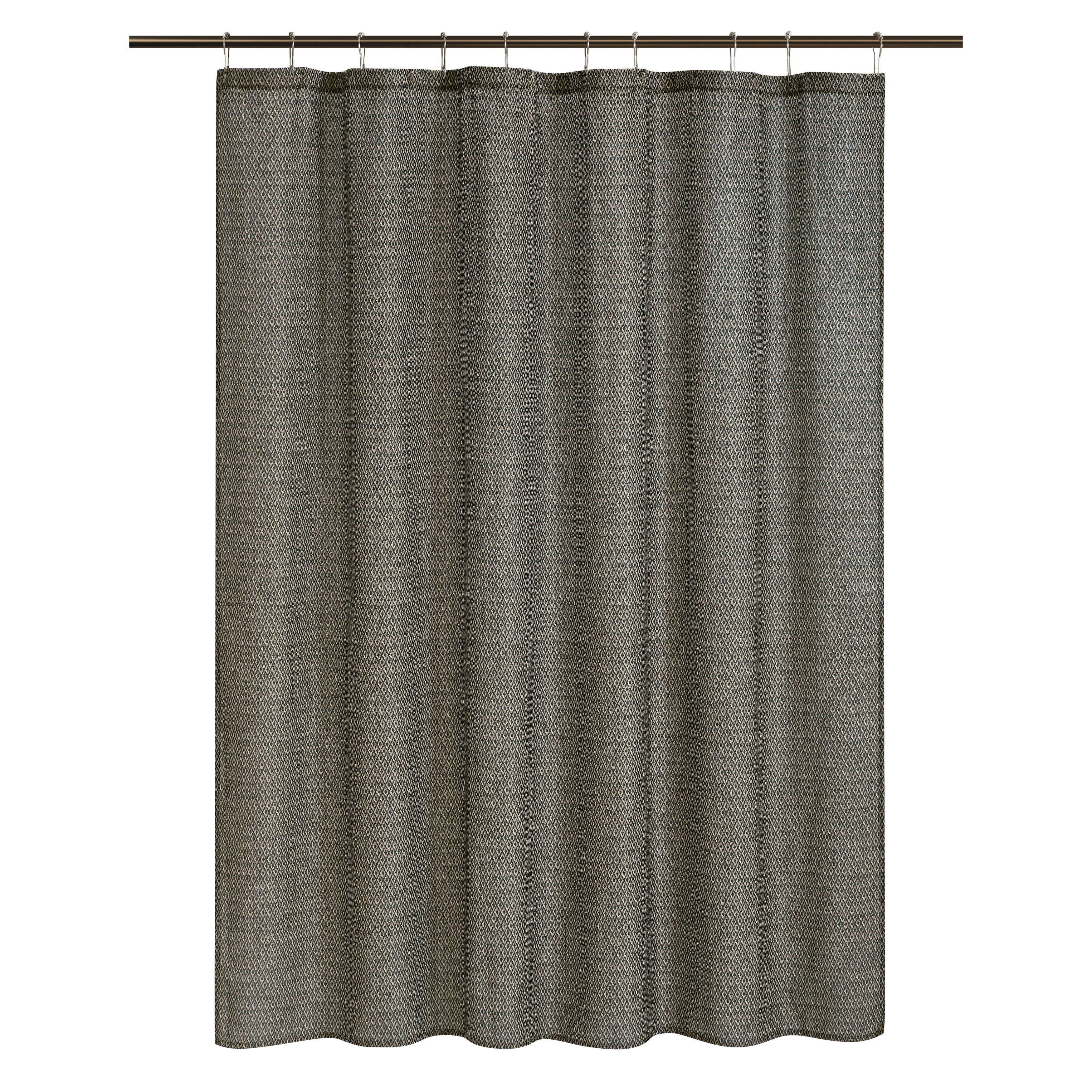 OZARK SHOWER CURTAIN, SLATE, alternate image number 2