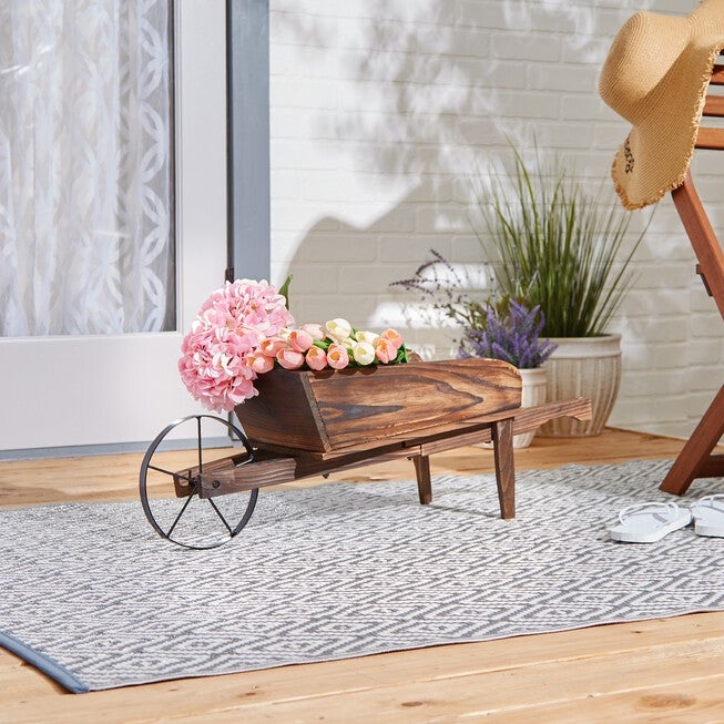 Country Flower Cart Planter, , alternate image number null