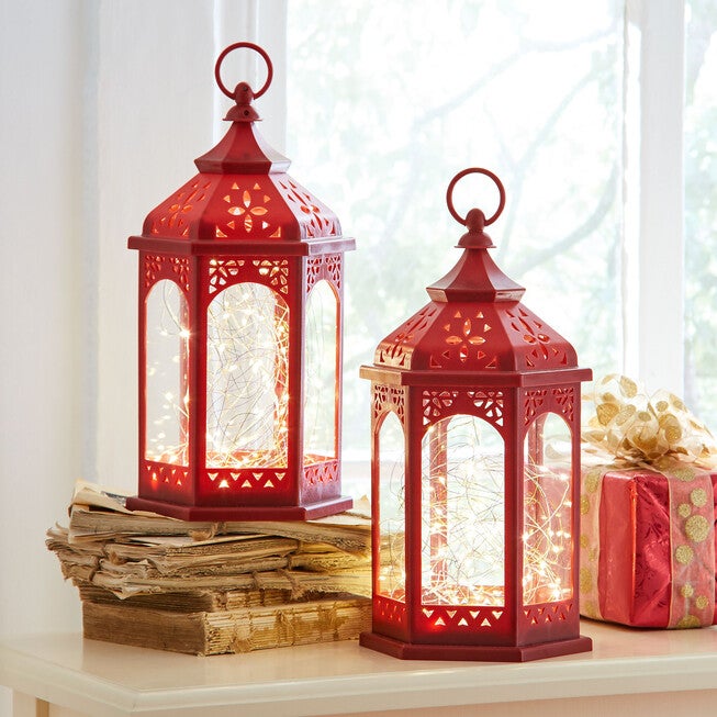 String Light Lantern, RED, hi-res image number 0