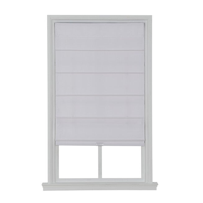 Cordless Blackout Fabric Roman Shades, , on-hover image number 1