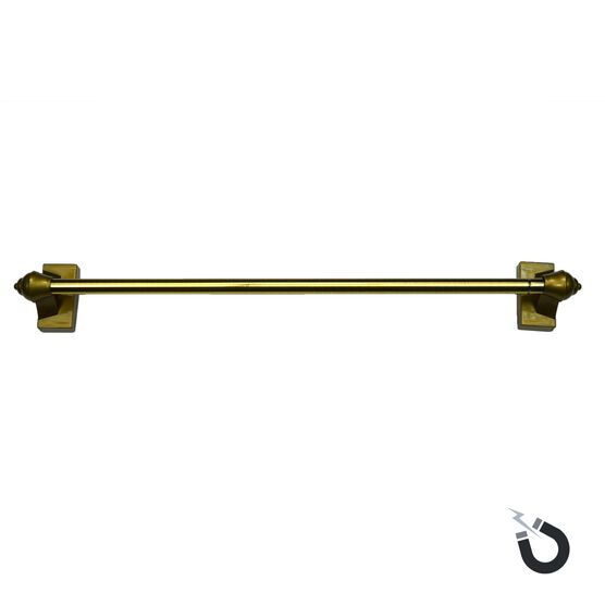 Super Hold Magnetic Window Curtain Rod Set Window, BRASS, hi-res image number null