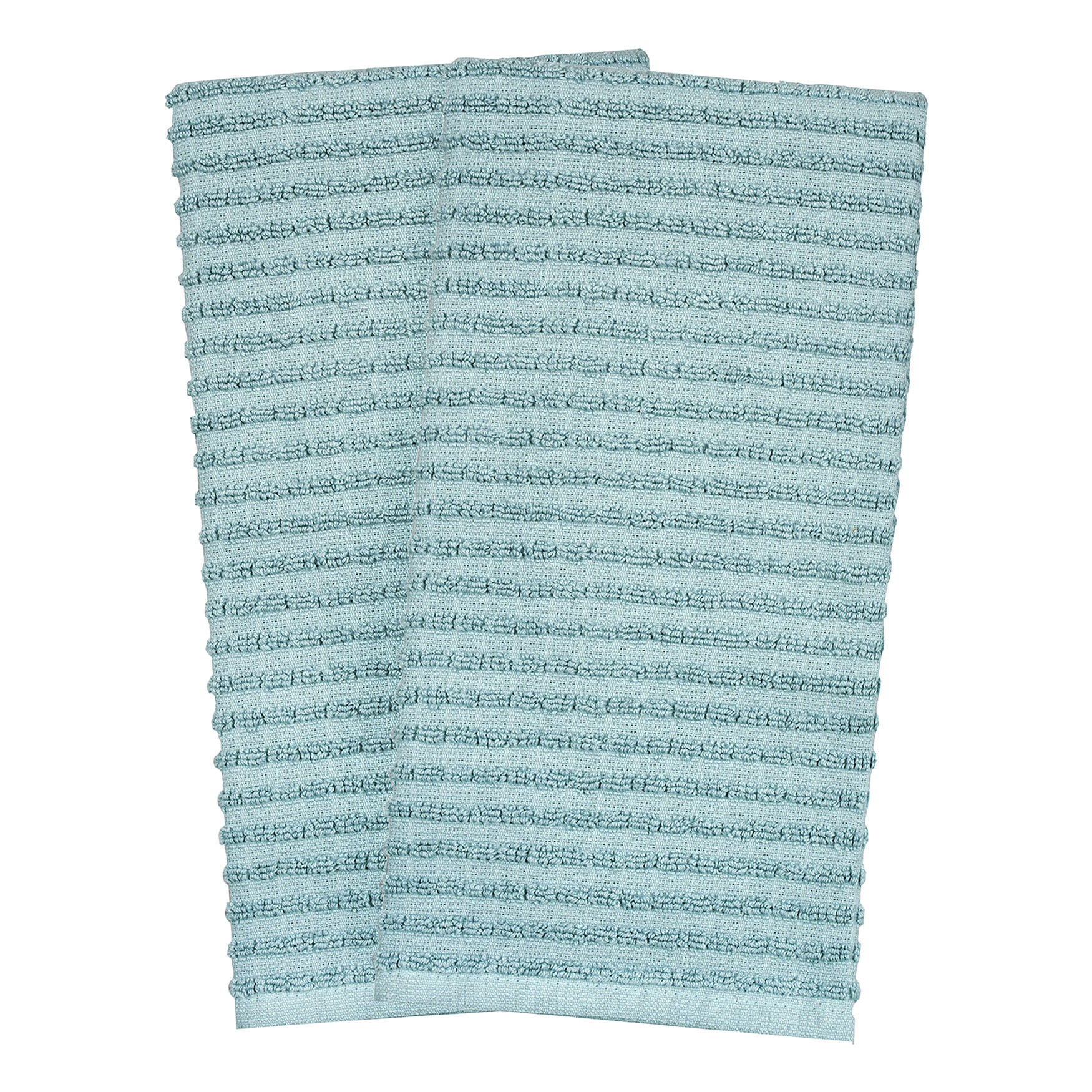 Royale 2Pk Solid Kitchen Towel, DEW, hi-res image number 0