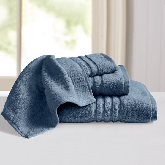 4-Pc. Zero Twist Towel Set, REGATTA BLUE, hi-res image number null