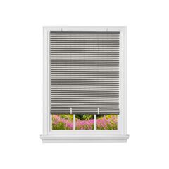 Cordless Veranda Vinyl Roll-Up Blind, Charcoal Silver