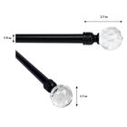 48"-86" Rod set with Disco Finial, , alternate image number null