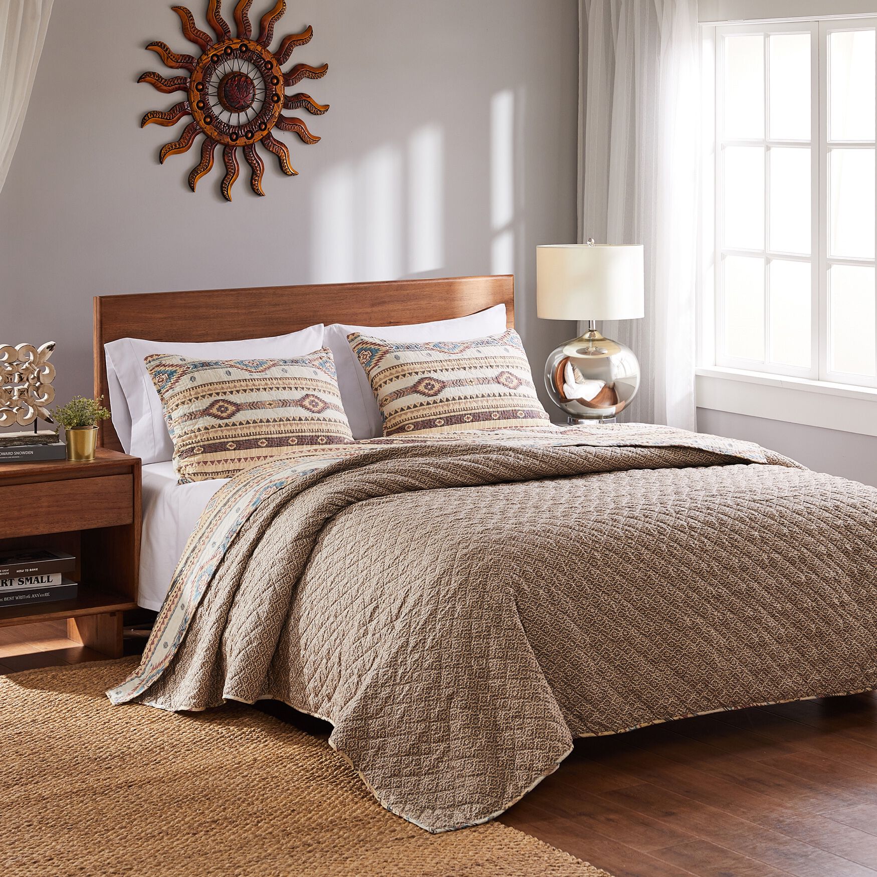 Phoenix Tan Quilt Set , , alternate image number 2