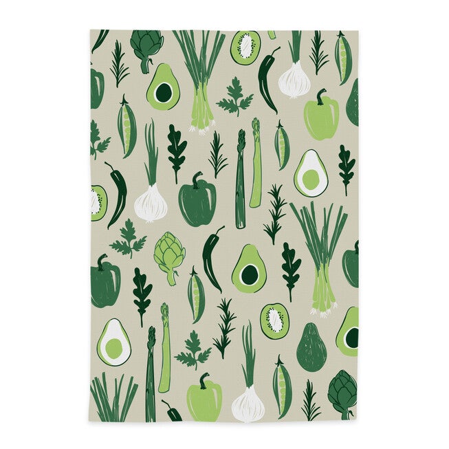Foodie Designer Print Kitchen Dish Towel, Set 2, , alternate image number 3