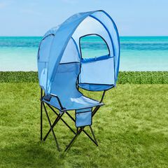 Oversized Camp Chair with Canopy