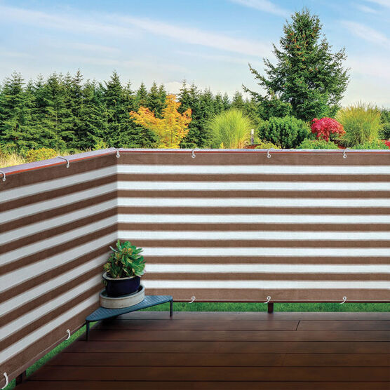 Deck/Fence Privacy Screen, BROWN, hi-res image number null