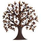 Brown Metal Traditional Wall Decor, BROWN, hi-res image number null