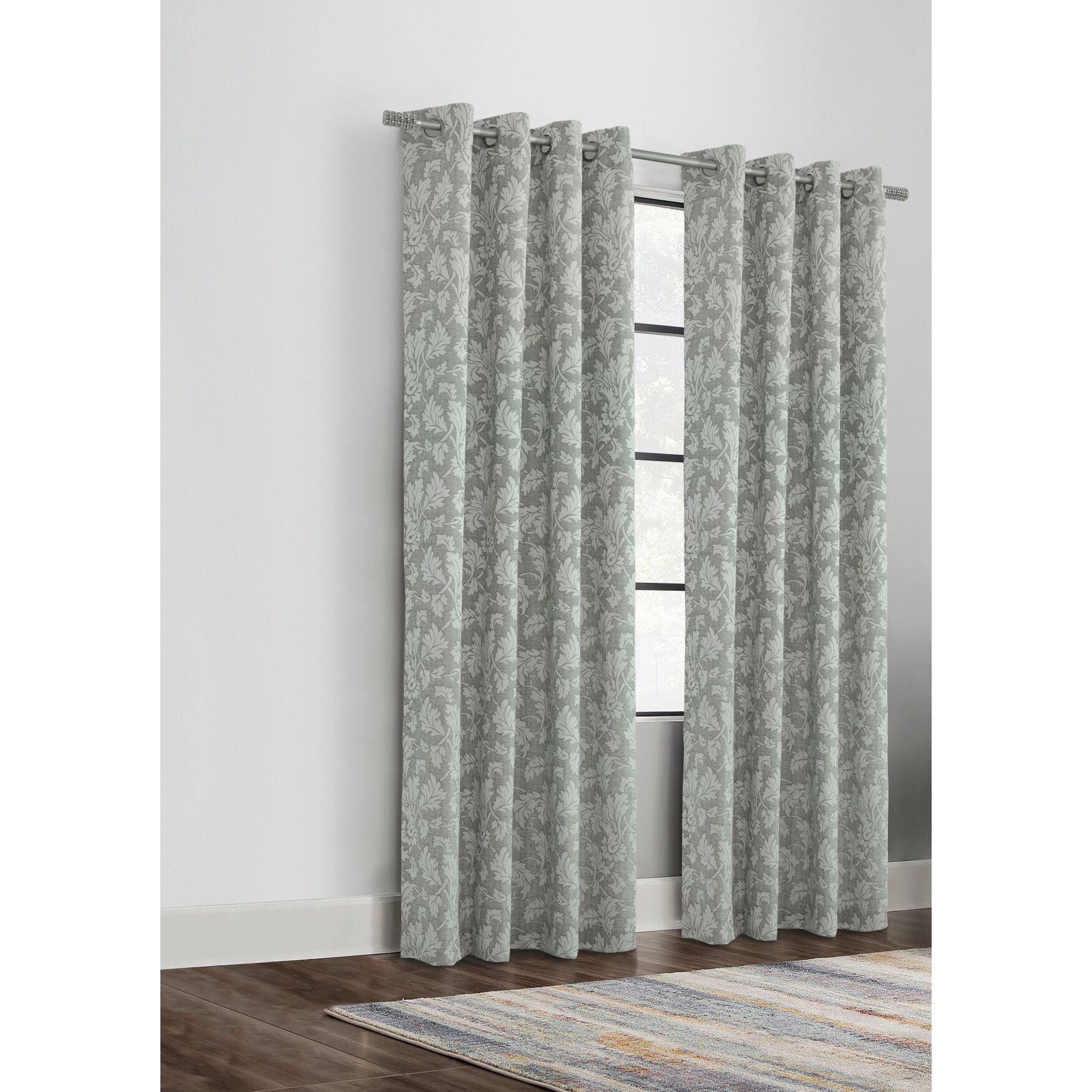 Valencia Light Filtering Grommet Curtain Panel, , alternate image number 5