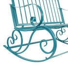 Turquoise Metal Eclectic Bench, , alternate image number null