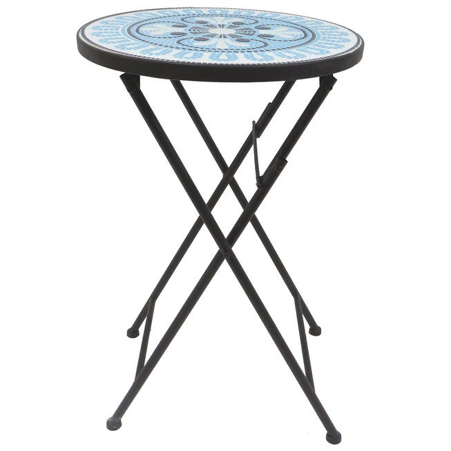Lori Mosaic Folding Side Table, , alternate image number 3
