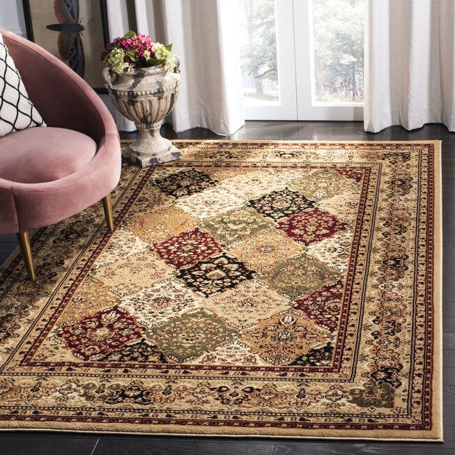 Lyndhurst 221 Multi / Beige 5'-3 inches X 7'-6 inches Medium Rectangle Rug, , on-hover image number null