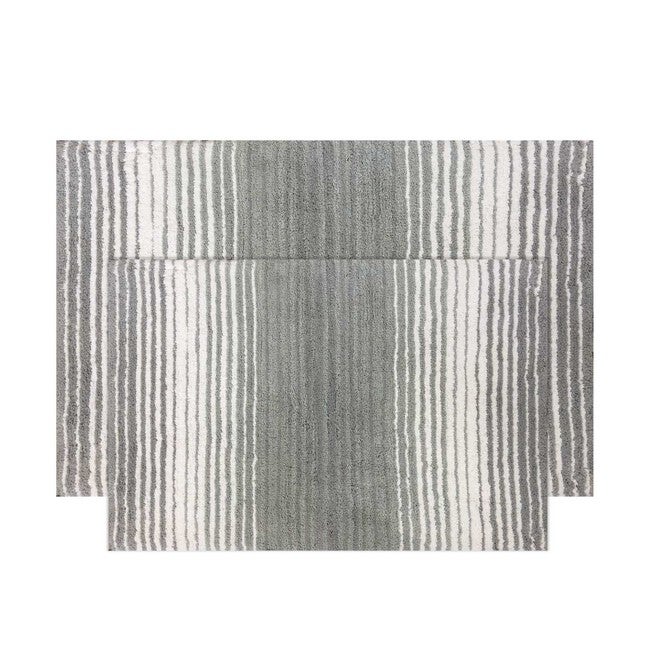 Gradiation 2 Piece Set Bath Rug Collection, GREY, hi-res image number 0