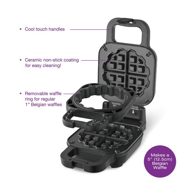 Stuffed Belgian Waffle Maker, , alternate image number null