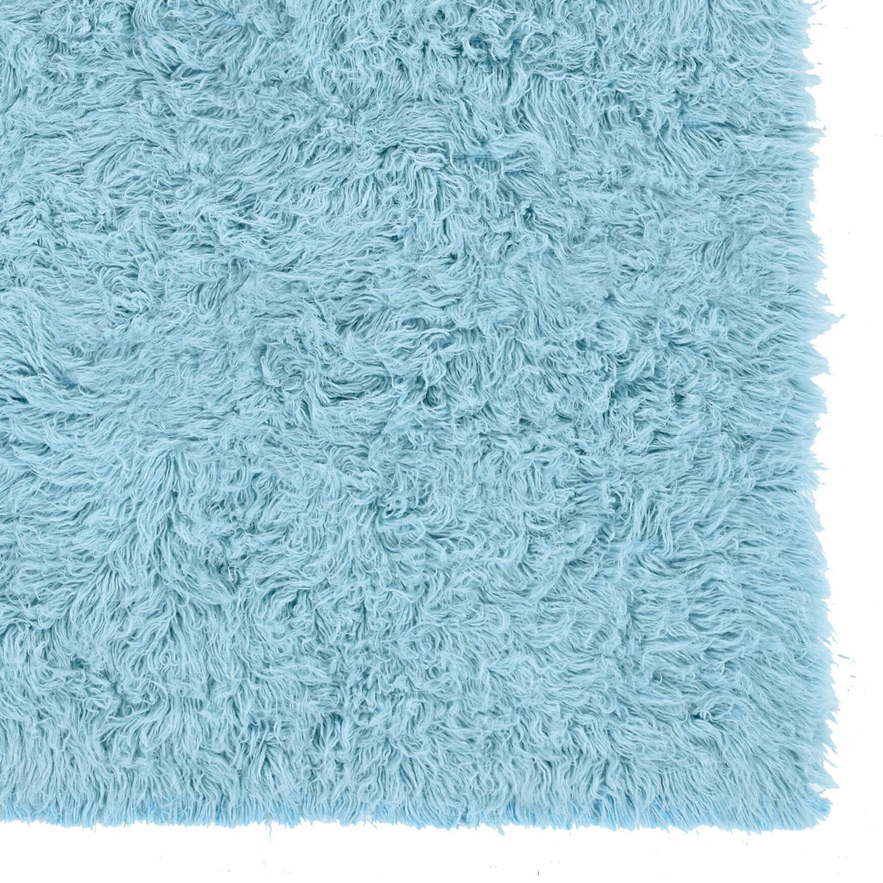 Flokati Pastel Blue Rug, , alternate image number 3