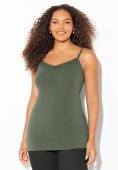 Suprema® Cami With Lace