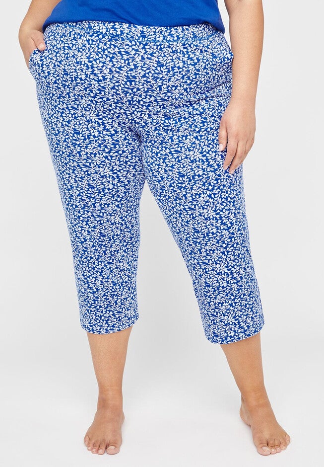 Cotton Sleep Capri, BALLY VINES SURF THE WEB, hi-res image number 0