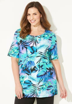 Suprema® Ultra-Soft Scoopneck Tee