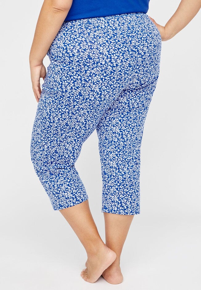 Cotton Sleep Capri, , on-hover image number 1