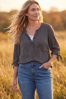 Plus Size White Eyelet Tops