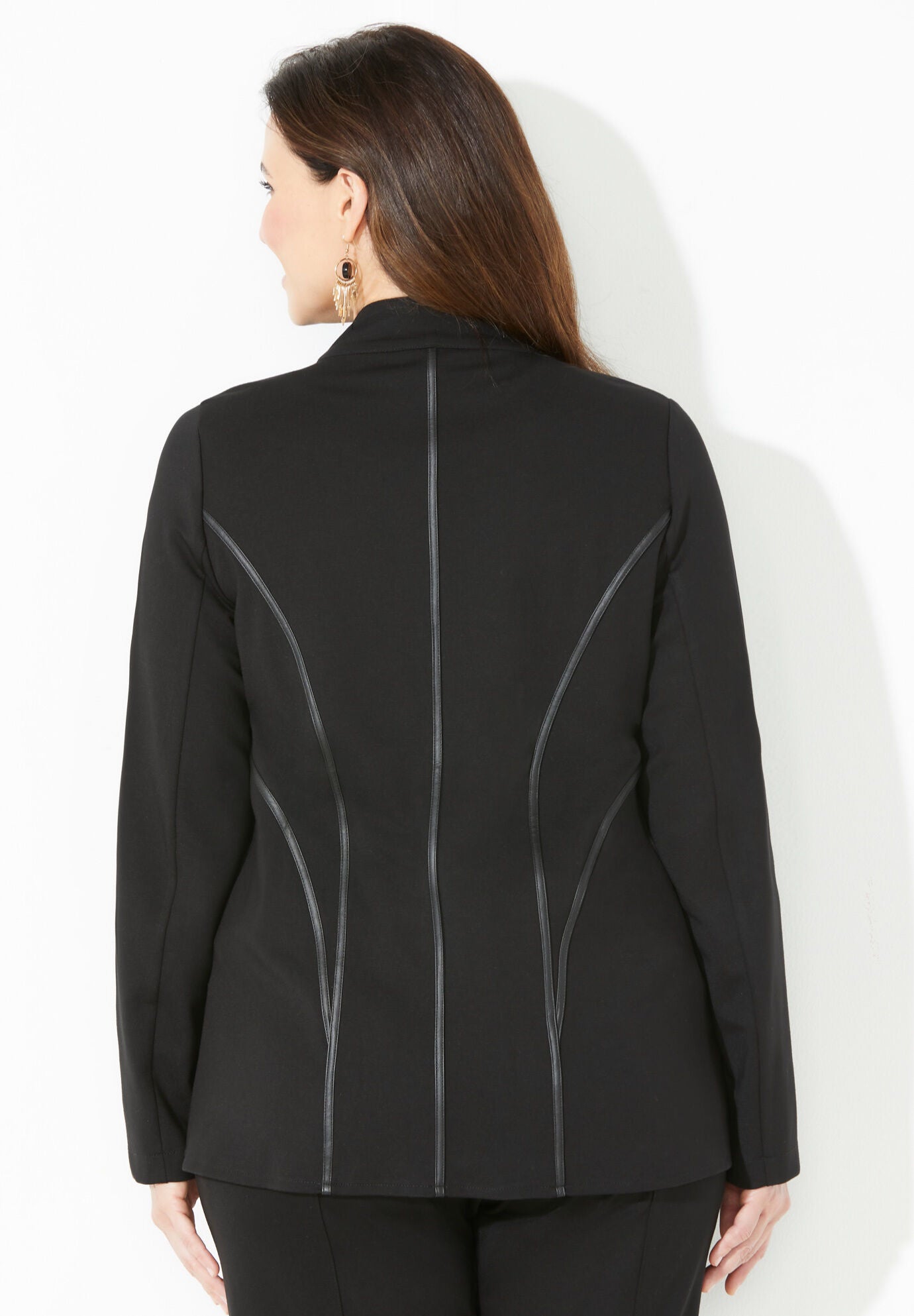 Curvy Collection Moto Jacket, , on-hover image number 1