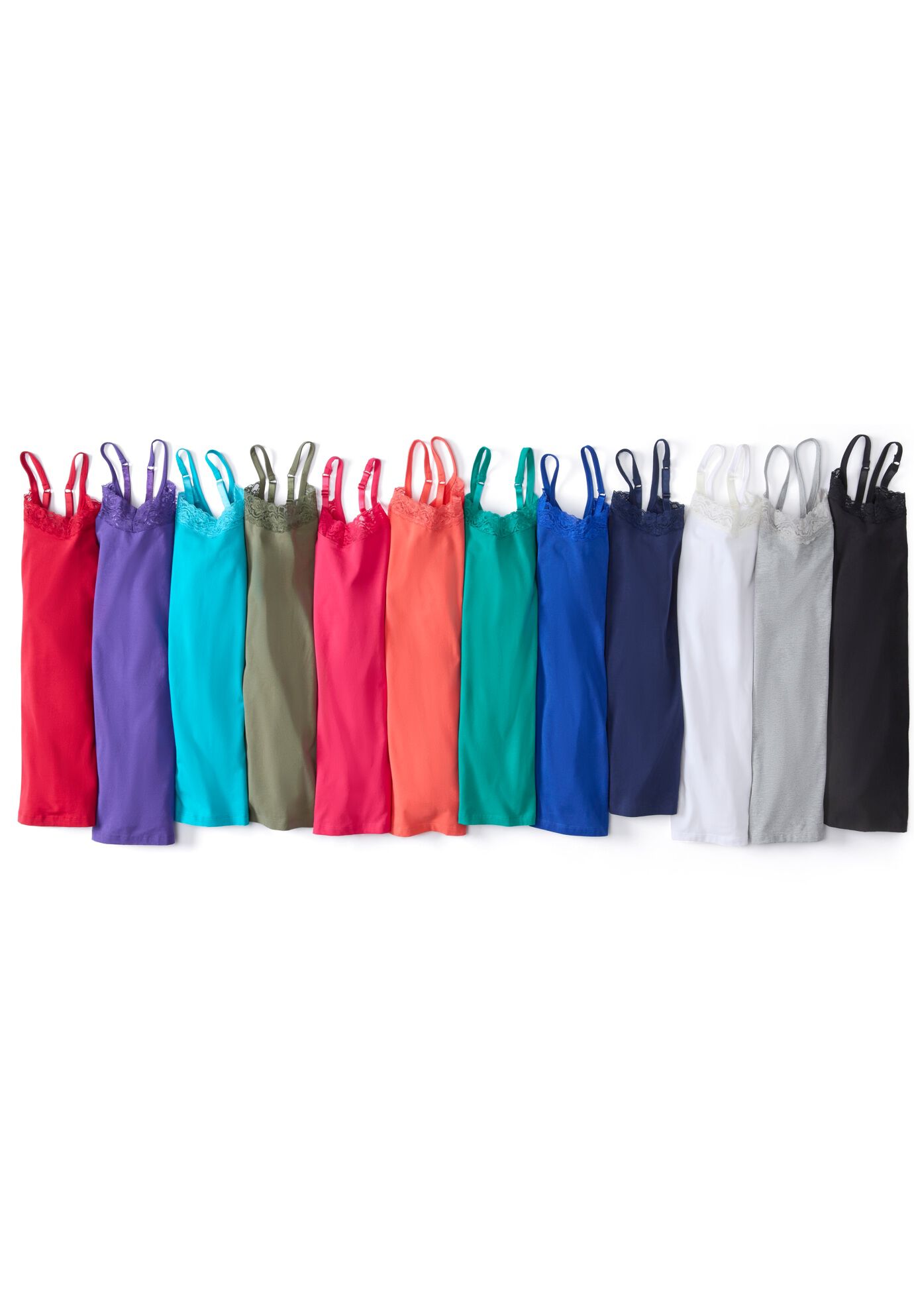 Suprema&reg; Cami With Lace, , alternate image number 3