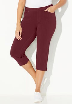 The Knit Jean Capri (With Pockets)