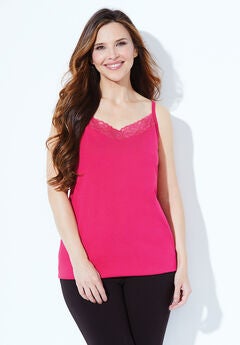 Suprema® Cami With Lace