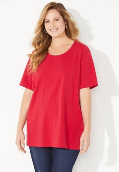 Suprema® Ultra-Soft Scoopneck Tee