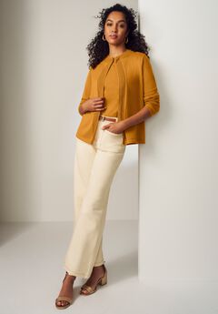Crochet Trim Cardigan