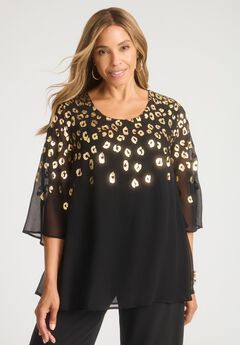 Georgette Flutter Top