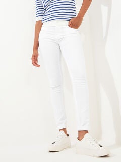 Stretch Denim Slim Straight Jeans