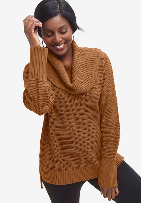 Cowl Neck Tunic, ANTIQUE COPPER, hi-res image number null