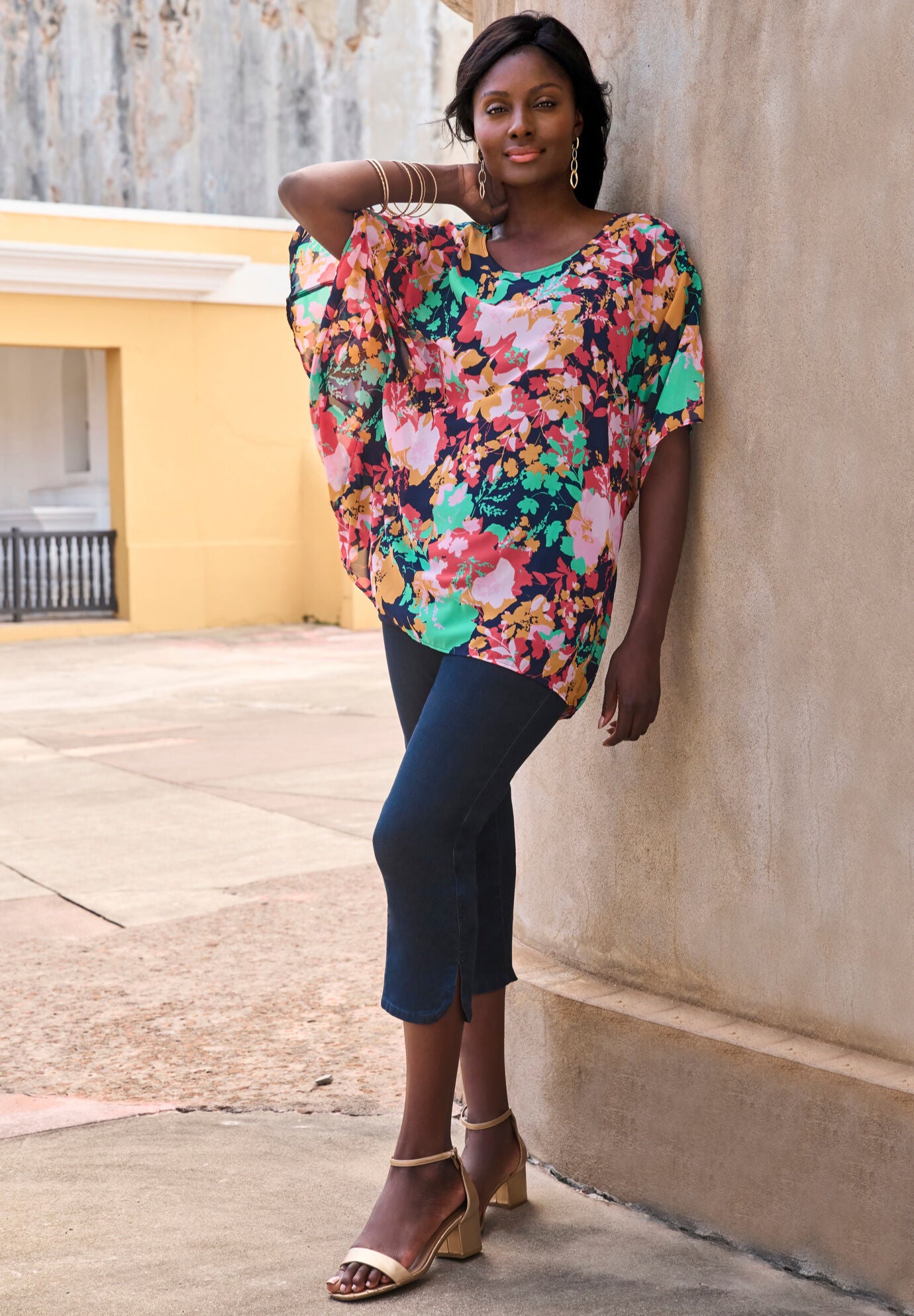 Caftan Top, , alternate image number 3