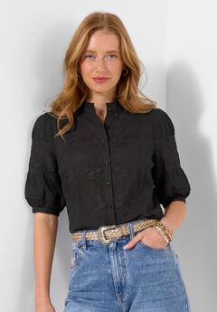 Lace Embroidered Blouse