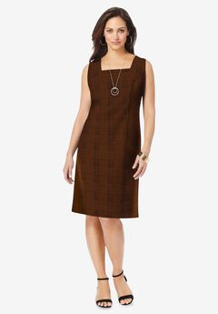 Bi-Stretch Sheath Dress