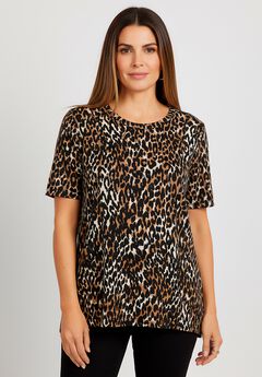 Fine Gauge Crewneck Knit Shell